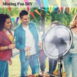 THSINDE Système De Brumisation, Système De Brumisateur Extérieur, Brumisateur De Terrasse, Kit De Brumisation Idéal Pour Système D'irrigation Pour Parasol, Gazebo, Serre, Jardin, Piscine -Nettoyeur Haute Pression Soldes 65641300 5