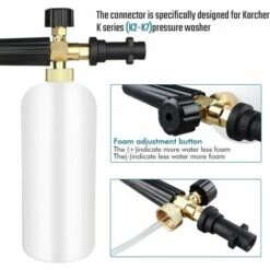 KAEJYIUT Réglable Canon à Mousse Buse En Mousse De Neige Lance Buse De Distribution De Savon Pour Pistolet Pour Nettoyeur Haute Pression K Série K2 / K3 / K4 / K5 / K6 / K7 9 KAEJYIUT Réglable Canon à Mousse Buse En Mousse De Neige Lance Buse De Distribution De Savon Pour Pistolet Pour Nettoyeur Haute Pression K Série K2 / K3 / K4 / K5 / K6 / K7 -Nettoyeur Haute Pression Soldes 65810965 3