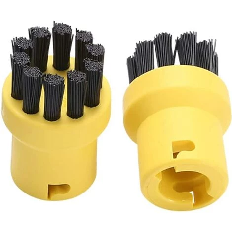 AOUGO Ensemble De Brosses Rondes Ensemble De Brosses En Fil De Laiton Buse Pour Nettoyeurs Vapeur Karcher SC1 SC2 CTK10 CTK20SC3 SC4 SC5 (2 Noirs 2 Jaunes) 5 AOUGO Ensemble De Brosses Rondes Ensemble De Brosses En Fil De Laiton Buse Pour Nettoyeurs Vapeur Karcher SC1 SC2 CTK10 CTK20SC3 SC4 SC5 (2 Noirs 2 Jaunes) – Image 3