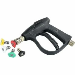 Pistolet De Lavage Haute Pression Avec 5 Buses D'eau Pistolet De Pulvérisation Court De Puissance 4350psi - Thsinde 10 Pistolet De Lavage Haute Pression Avec 5 Buses D'eau Pistolet De Pulvérisation Court De Puissance 4350psi - Thsinde -Nettoyeur Haute Pression Soldes 65916305 4