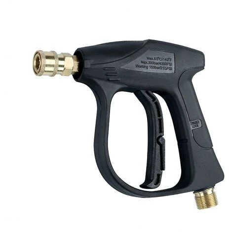 Pistolet De Lavage Haute Pression Avec 5 Buses D'eau Pistolet De Pulvérisation Court De Puissance 4350psi - Thsinde 7 Pistolet De Lavage Haute Pression Avec 5 Buses D'eau Pistolet De Pulvérisation Court De Puissance 4350psi - Thsinde – Image 5