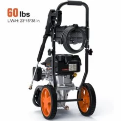 GIZCAM Nettoyeur Haute Pression à Essence ,190 Bar Avec 5 Buses - GConforme CARB