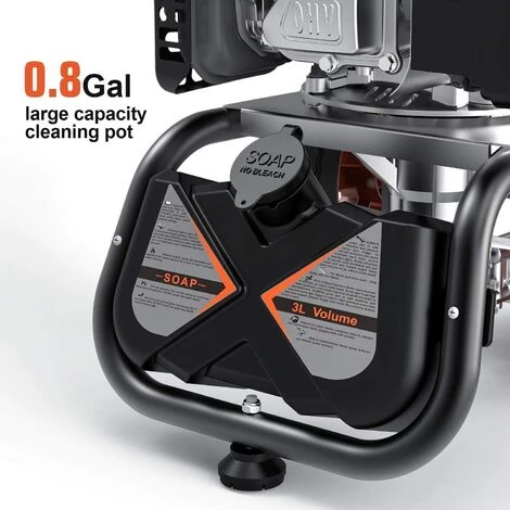 GIZCAM Nettoyeur Haute Pression à Essence ,190 Bar Avec 5 Buses - GConforme CARB 5 GIZCAM Nettoyeur Haute Pression à Essence ,190 Bar Avec 5 Buses - GConforme CARB – Image 3