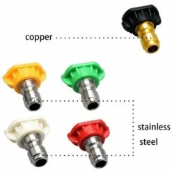 THSINDE Buse Rotative Turbo, Pour Nettoyeur Haute Pression, Système De Lavage De Voiture, Pistolet à Eau, Compatible Avec Karcher, Lavor, Comet Et VAx -Nettoyeur Haute Pression Soldes 66176296 3