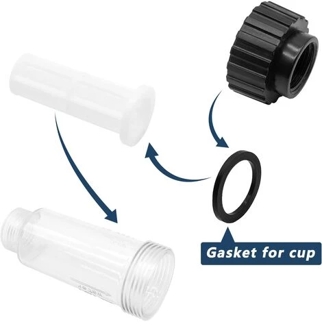 PERLE RARE Kärcher Filtre à Eau Avec Insert De Filtre Pour Nettoyeurs Haute Pression 4.730-059.0 - Raccord 3/4" Pour K2 à K7-2 Pack 6 PERLE RARE Kärcher Filtre à Eau Avec Insert De Filtre Pour Nettoyeurs Haute Pression 4.730-059.0 - Raccord 3/4" Pour K2 à K7-2 Pack – Image 4