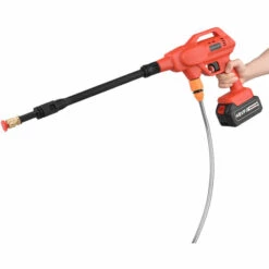 LIFCAUSAL Nettoyeur Haute Pression Sans Fil 48 V 350 Psi Portable Pour Lave-auto à Haute Pression Pour Laver Les Voitures, Nettoyer Les Sols, Arroser Les Fleurs EU220 V -Nettoyeur Haute Pression Soldes 66372953 4
