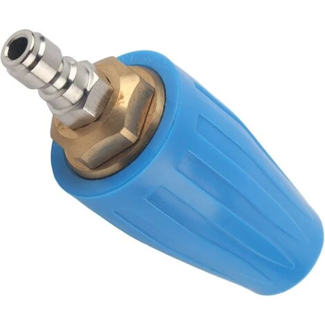 BEARSU Buse Rotatif Turbo Pour Laveuse à Pression 4.0GPM Haute Vitesse 1/4" Prise De Connexion Rapide 3600PSI / 250 BARS Accessoire De Nettoyage 2.5 GMP 4 BEARSU Buse Rotatif Turbo Pour Laveuse à Pression 4.0GPM Haute Vitesse 1/4" Prise De Connexion Rapide 3600PSI / 250 BARS Accessoire De Nettoyage 2.5 GMP – Image 2