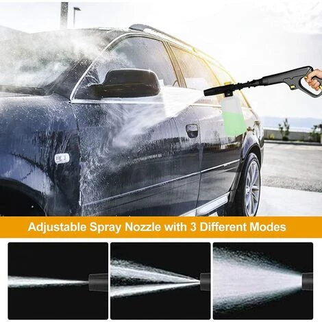 YOOUYIDA Distributeur De Savon Canon à Mousse Réglablen, Kit Lance Mousse Neige Pour Le Nettoyage De Voiture Bouteille De 700ml, Buse Jet Pour Nettoyeur Haute Pression Karcher K2 K3 K4 K5 K6 K7,2 Pcs 5 YOOUYIDA Distributeur De Savon Canon à Mousse Réglablen, Kit Lance Mousse Neige Pour Le Nettoyage De Voiture Bouteille De 700ml, Buse Jet Pour Nettoyeur Haute Pression Karcher K2 K3 K4 K5 K6 K7,2 Pcs – Image 3