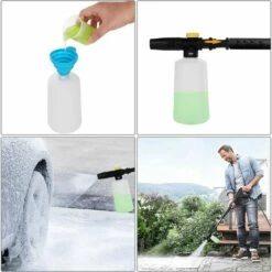 YOOUYIDA Distributeur De Savon Canon à Mousse Réglablen, Kit Lance Mousse Neige Pour Le Nettoyage De Voiture Bouteille De 700ml, Buse Jet Pour Nettoyeur Haute Pression Karcher K2 K3 K4 K5 K6 K7,2 Pcs 11 YOOUYIDA Distributeur De Savon Canon à Mousse Réglablen, Kit Lance Mousse Neige Pour Le Nettoyage De Voiture Bouteille De 700ml, Buse Jet Pour Nettoyeur Haute Pression Karcher K2 K3 K4 K5 K6 K7,2 Pcs -Nettoyeur Haute Pression Soldes 66566304 5