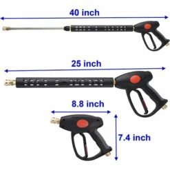 Pistolet Nettoyeur Haute Pression De Rechange Avec Baguette D'Extension 40 Inch Dksfjkl -Nettoyeur Haute Pression Soldes 66744230 4