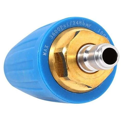 Buse De Nettoyeur Haute Pression, Buse Rotative Puissante Résistante À L'Usure, Connexion Rapide De 3600Psi 1/4"Pour Laveuse À Pression Industrielle Dksfjkl 7 Buse De Nettoyeur Haute Pression, Buse Rotative Puissante Résistante À L'Usure, Connexion Rapide De 3600Psi 1/4"Pour Laveuse À Pression Industrielle Dksfjkl – Image 5