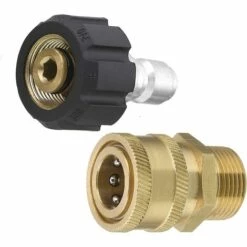Kit Adaptateur Pour Laveuse Haute Pression Quotidien - Kit De Connexion Rapide - Métrique M22 - 15 Mm - Pivotant Femelle Vers Raccord Mâle M22 - 5000 Psi Dksfjkl