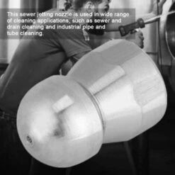 LADACèE Buse De Nettoyage Jets D'eau Et D'égout à Haute Pression Accessoire Laveuse En Acier Inoxydable Pour Tuyauteur Et Égouttoir 3/8in 10 LADACèE Buse De Nettoyage Jets D'eau Et D'égout à Haute Pression Accessoire Laveuse En Acier Inoxydable Pour Tuyauteur Et Égouttoir 3/8in -Nettoyeur Haute Pression Soldes 66750292 4