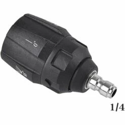 JUNJUN Buse Turbo Rotative 3600Psi,  5 En 1 Buses De Laveuse Haute Pression Réglables Laiton Inoxydable Spray Rotatif 1/4 Po Outil De Lavage Pour Nettoyage Electrique Allées -Nettoyeur Haute Pression Soldes 66797851 3