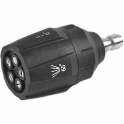 JUNJUN Buse Turbo Rotative 3600Psi,  5 En 1 Buses De Laveuse Haute Pression Réglables Laiton Inoxydable Spray Rotatif 1/4 Po Outil De Lavage Pour Nettoyage Electrique Allées -Nettoyeur Haute Pression Soldes 66797851 5
