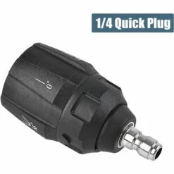 JUNJUN Buse 5 En 1 Nettoyeur Haute Pression 1/4 Pouce Buse De Laveuse À Connexion Rapide Pour Nettoyeurs Haute Pression À Eau Froide -Nettoyeur Haute Pression Soldes 66797885 3