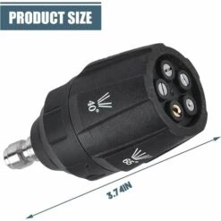 JUNJUN Buse 5 En 1 Nettoyeur Haute Pression 1/4 Pouce Buse De Laveuse À Connexion Rapide Pour Nettoyeurs Haute Pression À Eau Froide -Nettoyeur Haute Pression Soldes 66797885 4