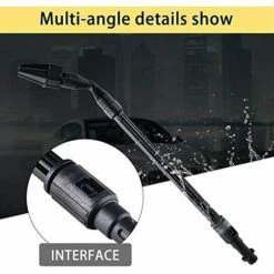 JUNJUN Lance Turbo 45 Degrés 160 Bar Pour Nettoyeur Haute Pression Karcher K2 K3 K4 K5 K6 K7 -Nettoyeur Haute Pression Soldes 66797942 5