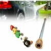 LIFCAUSAL 4000PSI Rondelle Baguette Lance 5 Embouts De Buse Universels Pour Pulvérisateur à Essence Haute Pression -Nettoyeur Haute Pression Soldes 66857056 1