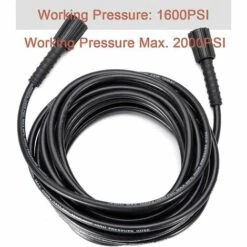 FUHUIDATRADING Extension De Tuyau De Lavage Haute Pression 10 M 1600 PSI - Tuyau De Rechange Avec Connecteur à Filetage Mâle M22 Compatible Avec Karcher K Series K3 K4 K5 -Nettoyeur Haute Pression Soldes 66976028 3