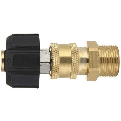 Kit Adaptateur Pour Nettoyeur Haute Pression M22 14mm To 1/4'' Quick Connect Kit,Yeurié 6 Kit Adaptateur Pour Nettoyeur Haute Pression M22 14mm To 1/4'' Quick Connect Kit,Yeurié – Image 4