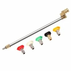 DONTODENT Baguette De Nettoyeur Haute Pression Avec Buse à Angle Réglable, Connexion 1/4"