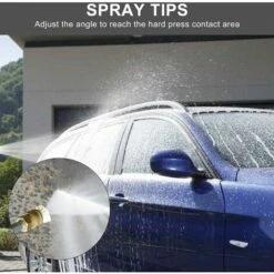 DONTODENT Baguette De Nettoyeur Haute Pression Avec Buse à Angle Réglable, Connexion 1/4" -Nettoyeur Haute Pression Soldes 67291790 3