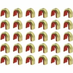 VOCTEIN 30 Pcs Tir À L'arc Corde Lap Point Laiton Corde Crochet Boucle Clips Pour Compound Bowstring Raccords Et Recurve Bowstring Raccords