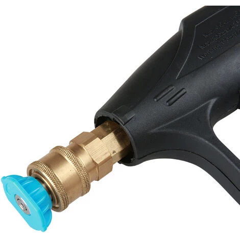 YIDOMDE Kit De Buses Pour Nettoyeur Haute Pression, Raccord Rapide 1/4 Degré, Pièces Multiples Pour Nettoyeur Haute Pression, Angle De Rotation, Kit De Buses Pour Savon Et Rinçage (pack De 5) 4 YIDOMDE Kit De Buses Pour Nettoyeur Haute Pression, Raccord Rapide 1/4 Degré, Pièces Multiples Pour Nettoyeur Haute Pression, Angle De Rotation, Kit De Buses Pour Savon Et Rinçage (pack De 5) – Image 2