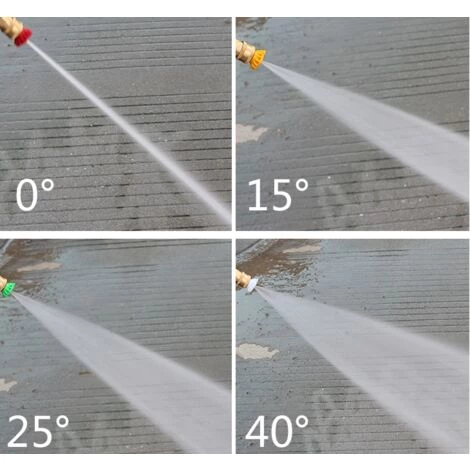 YIDOMDE Kit De Buses Pour Nettoyeur Haute Pression, Raccord Rapide 1/4 Degré, Pièces Multiples Pour Nettoyeur Haute Pression, Angle De Rotation, Kit De Buses Pour Savon Et Rinçage (pack De 5) 5 YIDOMDE Kit De Buses Pour Nettoyeur Haute Pression, Raccord Rapide 1/4 Degré, Pièces Multiples Pour Nettoyeur Haute Pression, Angle De Rotation, Kit De Buses Pour Savon Et Rinçage (pack De 5) – Image 3