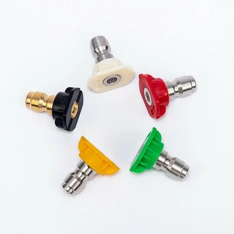 REGALI Embouts De Buse Pour Nettoyeur Haute Pression à Plusieurs Degrés, 1/4" (2,5 GPM) 3 REGALI Embouts De Buse Pour Nettoyeur Haute Pression à Plusieurs Degrés, 1/4" (2,5 GPM)