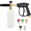 REGALI Pistolet De Nettoyeur Haute Pression Lance En Mousse De Neige Cannon Foam Blaster, Avec Embout De Buse De Nettoyeur Haute Pression, Pistolet De Lavage à Jet