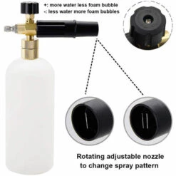 REGALI Pistolet De Nettoyeur Haute Pression Lance En Mousse De Neige Cannon Foam Blaster, Avec Embout De Buse De Nettoyeur Haute Pression, Pistolet De Lavage à Jet -Nettoyeur Haute Pression Soldes 67559155 3