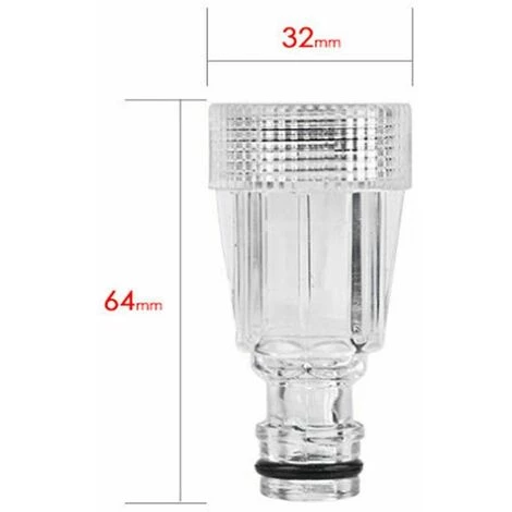 Cisea Filtre À Eau Pour Nettoyeur Haute Pression,Nettoyeurs Haute Pression Outil De Nettoyage De Voiture Pièces De Rechange De Connexion Haute Pression 64*32mm 2Pcs 4 Cisea Filtre À Eau Pour Nettoyeur Haute Pression,Nettoyeurs Haute Pression Outil De Nettoyage De Voiture Pièces De Rechange De Connexion Haute Pression 64*32mm 2Pcs – Image 2