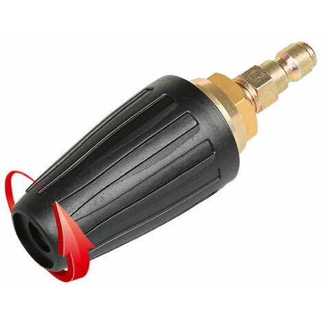 Cisea Buse Turbo Rotative 1,8 GPM 3000 PSI 035 Pour Nettoyeur Haute Pression,1/4" Quick Connect Raccord Rapide, Buse De Nettoyeur Haute Pression,une Pièce, Noir,Fonepro 5 Cisea Buse Turbo Rotative 1,8 GPM 3000 PSI 035 Pour Nettoyeur Haute Pression,1/4" Quick Connect Raccord Rapide, Buse De Nettoyeur Haute Pression,une Pièce, Noir,Fonepro – Image 3
