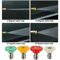 ENLENK Buse De Rotation Haute Pression, Buse De Turbine De Rotation Haute Pression à Connexion Rapide 1/4" Buse De Vortex En Spirale De 5 Pièces Se Fixe Au Nettoyeur Haute Pression Pour éliminer La Saleté Tenace 9 ENLENK Buse De Rotation Haute Pression, Buse De Turbine De Rotation Haute Pression à Connexion Rapide 1/4" Buse De Vortex En Spirale De 5 Pièces Se Fixe Au Nettoyeur Haute Pression Pour éliminer La Saleté Tenace -Nettoyeur Haute Pression Soldes 67679843 3