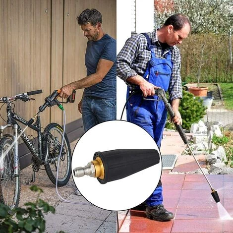 ENLENK Buse De Rotation Haute Pression, Buse De Turbine De Rotation Haute Pression à Connexion Rapide 1/4" Buse De Vortex En Spirale De 5 Pièces Se Fixe Au Nettoyeur Haute Pression Pour éliminer La Saleté Tenace 6 ENLENK Buse De Rotation Haute Pression, Buse De Turbine De Rotation Haute Pression à Connexion Rapide 1/4" Buse De Vortex En Spirale De 5 Pièces Se Fixe Au Nettoyeur Haute Pression Pour éliminer La Saleté Tenace – Image 4