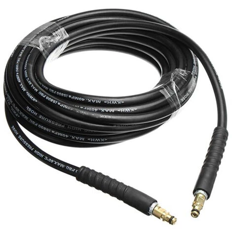 ENLENK 8 M Tuyau De Remplacement Pour Nettoyeur Haute Pression Pour Karcher K3 K4 K5 K6 K7, Nettoyeurs Haute Pression Tuyau De Nettoyage à L'eau M22 Et Connexion à Fiche De Type Clic 4 ENLENK 8 M Tuyau De Remplacement Pour Nettoyeur Haute Pression Pour Karcher K3 K4 K5 K6 K7, Nettoyeurs Haute Pression Tuyau De Nettoyage à L'eau M22 Et Connexion à Fiche De Type Clic – Image 2