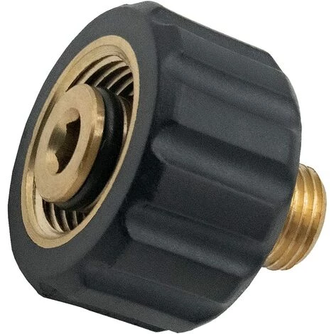 ENLENK Connecteur En Laiton 1/4 + Connecteur Femelle Pour Pistolet à Mousse En Cuivre, L'adaptateur Pour Pistolet à Mousse Convient Au Nettoyeur Haute Pression Karcher Série HD 3 ENLENK Connecteur En Laiton 1/4 + Connecteur Femelle Pour Pistolet à Mousse En Cuivre, L'adaptateur Pour Pistolet à Mousse Convient Au Nettoyeur Haute Pression Karcher Série HD