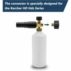 ENLENK Connecteur En Laiton 1/4 + Connecteur Femelle Pour Pistolet à Mousse En Cuivre, L'adaptateur Pour Pistolet à Mousse Convient Au Nettoyeur Haute Pression Karcher Série HD 9 ENLENK Connecteur En Laiton 1/4 + Connecteur Femelle Pour Pistolet à Mousse En Cuivre, L'adaptateur Pour Pistolet à Mousse Convient Au Nettoyeur Haute Pression Karcher Série HD -Nettoyeur Haute Pression Soldes 67683752 3
