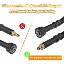 FLYME 6M Tuyau De Rechange Haute Pression,10mm X M22 Connecteurs,Rondelle Tuyau De Nettoyage À L'eau Nettoyeur Haute Pression Accessoire Pour Kärcher K2（Ancien Modèle ） -Nettoyeur Haute Pression Soldes 67805564 4