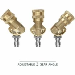 LLOVE Raccord Pivotant Pour Nettoyeur Haute Pression 0,6" Avec Connecteur Rapide Et Adaptateur Pour Fixer L'outil De Nettoyage Pour Raccord Pivotant -Nettoyeur Haute Pression Soldes 67862014 3