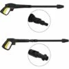 FLYME Pistolet à Eau Haute Pression Avec Lance à Jet Variable Et Lance Rotative, Compatible Avec Les Nettoyeurs Haute Pression Lavor