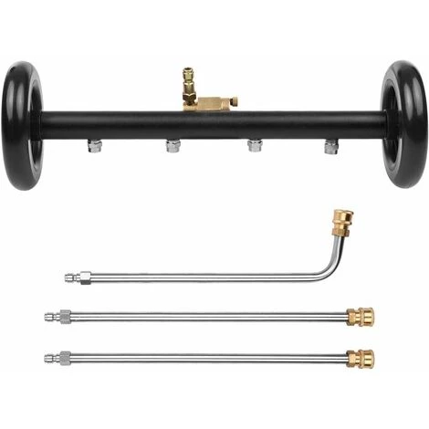 QERSTA Nettoyeur Haute Pression 16 Pouces 2 En 1 Pour Nettoyeur De Surface Nettoyeur Haute Pression Balai à Eau Avec Baguettes D'extension Pour Le Nettoyage Du Sol De La Voiture 3 QERSTA Nettoyeur Haute Pression 16 Pouces 2 En 1 Pour Nettoyeur De Surface Nettoyeur Haute Pression Balai à Eau Avec Baguettes D'extension Pour Le Nettoyage Du Sol De La Voiture