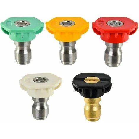 QERSTA Embouts De Buse De Pulvérisation Pour Laveuse à Pression, Connexion Rapide 1/4 Degrés, Pièces De Nettoyeur Haute Pression à Plusieurs Degrés 3 QERSTA Embouts De Buse De Pulvérisation Pour Laveuse à Pression, Connexion Rapide 1/4 Degrés, Pièces De Nettoyeur Haute Pression à Plusieurs Degrés