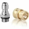 LLOVE Lot De 2 Adaptateurs Pour Nettoyeur Haute Pression 1/4 Avec Connecteur Rapide M14 X 1,5 -Nettoyeur Haute Pression Soldes 68309178 1