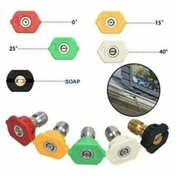 GRID COOL De Buse De Pulvérisation Pour Laveuse à Pression, Connexion Rapide 1/4 Degrés, Pièces De Nettoyeur Haute Pression à Plusieurs Degrés -Nettoyeur Haute Pression Soldes 68492161 4