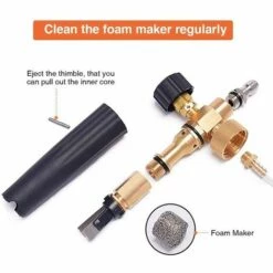 GRID COOL Snow Suds Lance Cannon Nettoyeur à Pression Pistolet De Voiture Mousseur Bouteille De Lavage Et Adaptateur Ensemble Avec Buses De Laveuse Tuyau 10 GRID COOL Snow Suds Lance Cannon Nettoyeur à Pression Pistolet De Voiture Mousseur Bouteille De Lavage Et Adaptateur Ensemble Avec Buses De Laveuse Tuyau -Nettoyeur Haute Pression Soldes 68590264 4