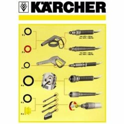 KIT DE PIECES REPARATION POUR NETTOYEUR HAUTE-PRESSION KARCHER - 26407290 9 KIT DE PIECES REPARATION POUR NETTOYEUR HAUTE-PRESSION KARCHER - 26407290 -Nettoyeur Haute Pression Soldes 9492779 4