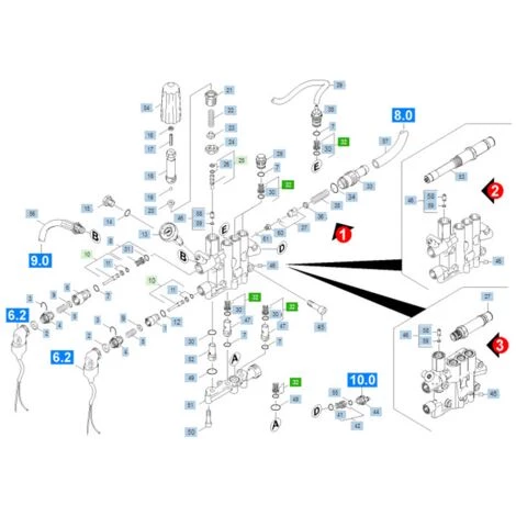 SOUPAPE (3 STUECK) REP 32 POUR NETTOYEUR HAUTE-PRESSION KARCHER - 28845120 3 SOUPAPE (3 STUECK) REP 32 POUR NETTOYEUR HAUTE-PRESSION KARCHER - 28845120